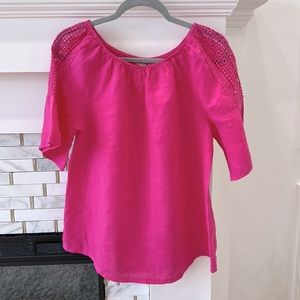 TERZO MILLENNIO 100% LINEN ITALIAN TOP